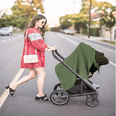 Cape d'allaitement - BreastfeedingCover™ - Vert - mamanvoila