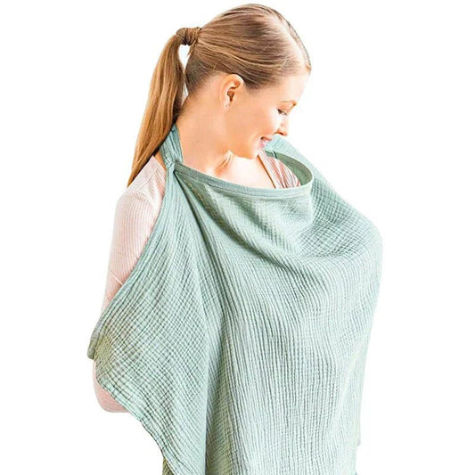 Cape d'allaitement - BreastfeedingCover™ - Vert Clair - mamanvoila