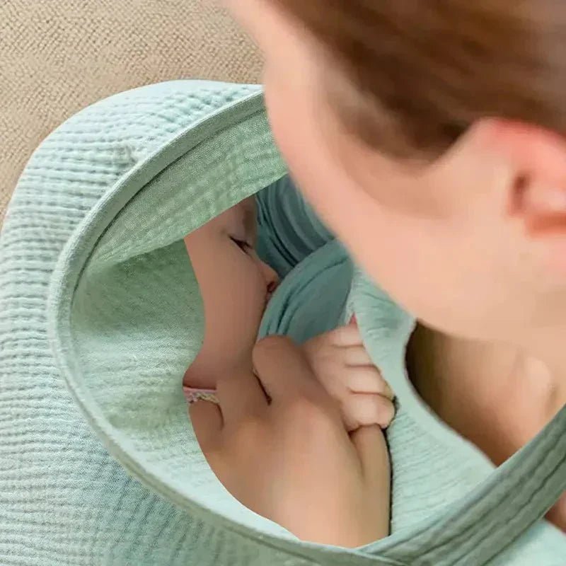 Cape d'allaitement - BreastfeedingCover™ - Vert Clair - mamanvoila